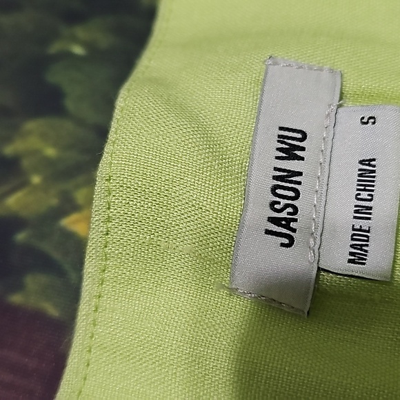 Jason Wu Lime Pants Trousers Size Small‎ - Picture 4 of 10